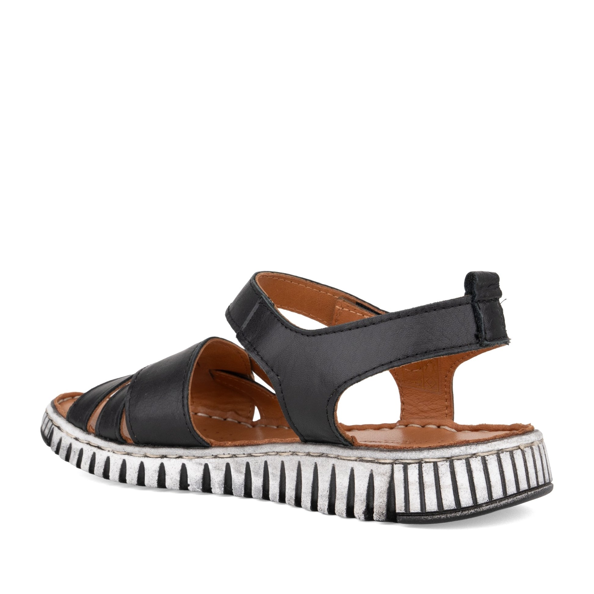 Women's Black Open-Toe Sandals
