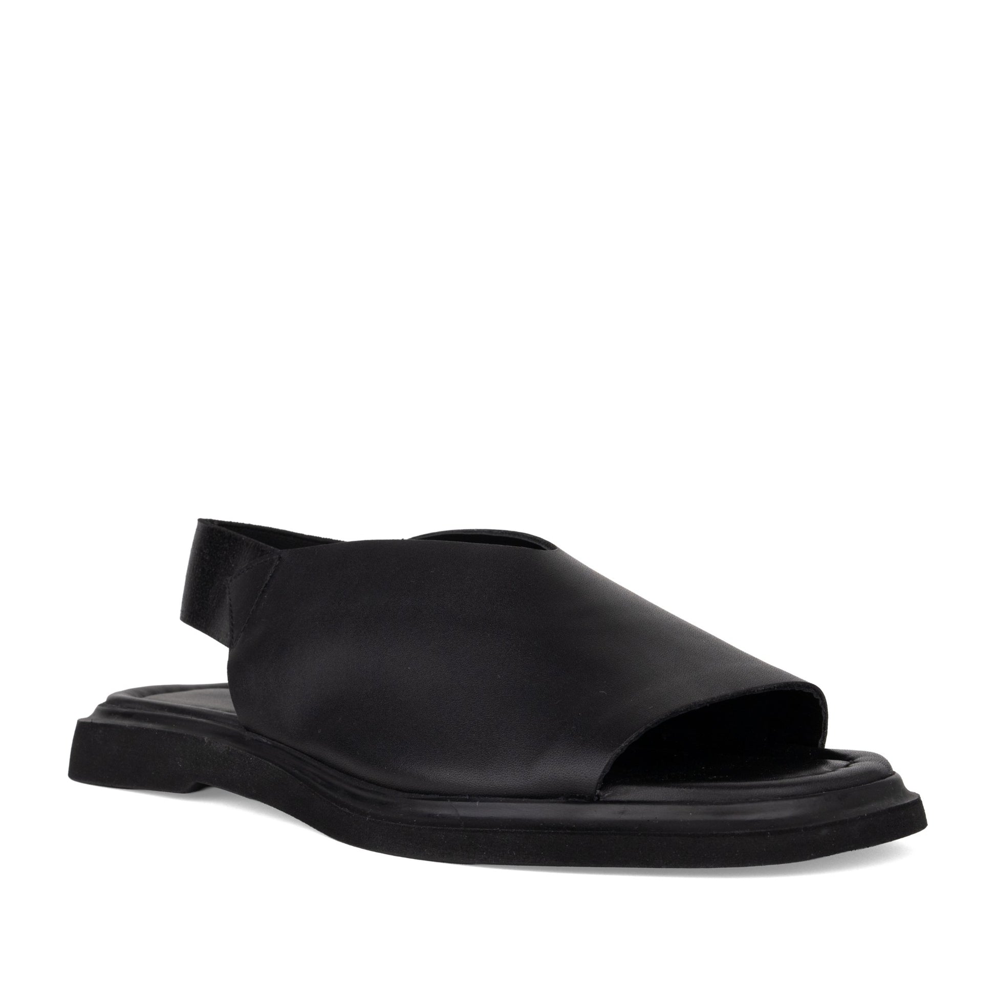 Women's Black Open-Toe Sandals