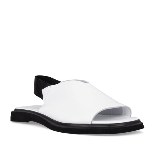 Women's White Open-Toe Sandals