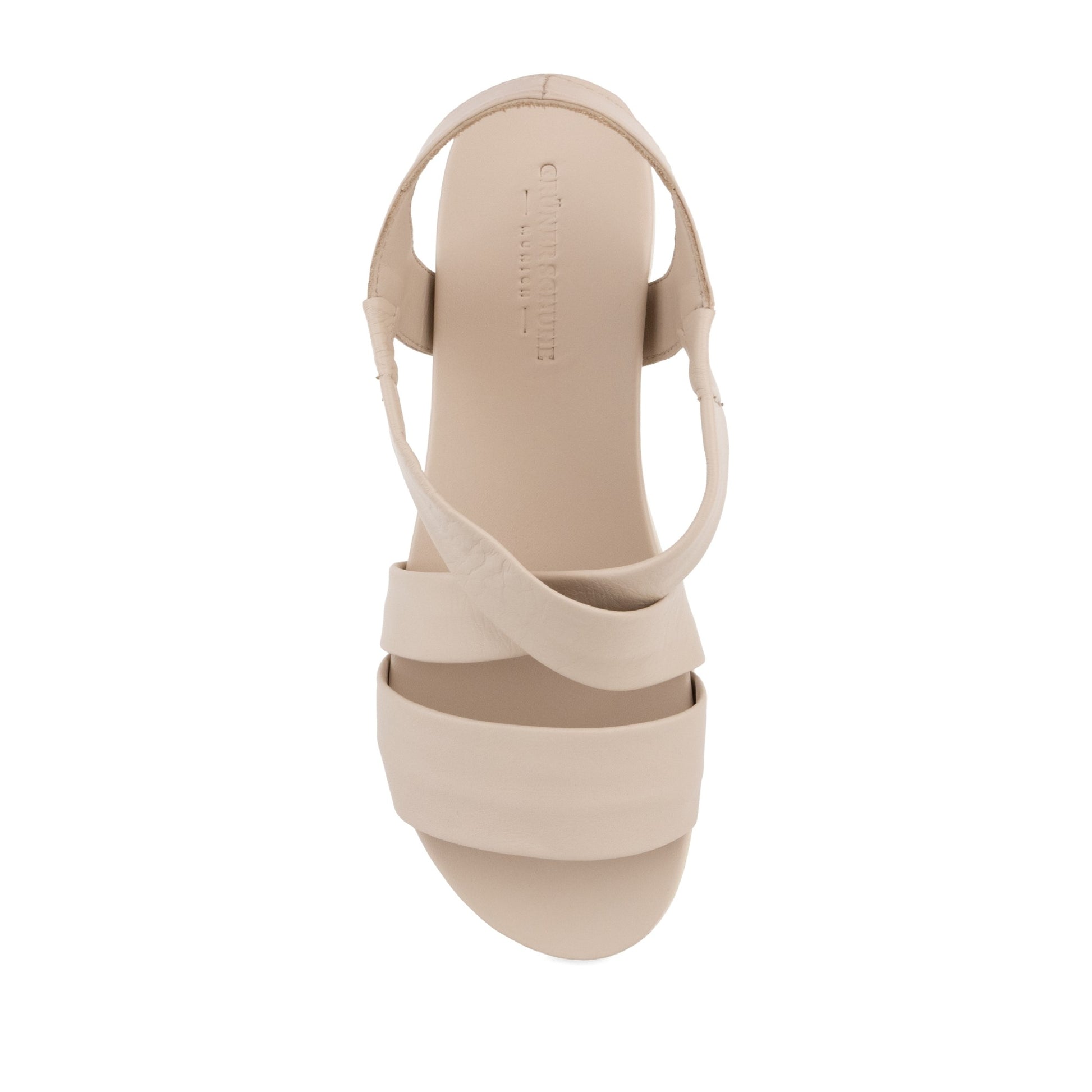 Women's Beige Open-Toe Sandals