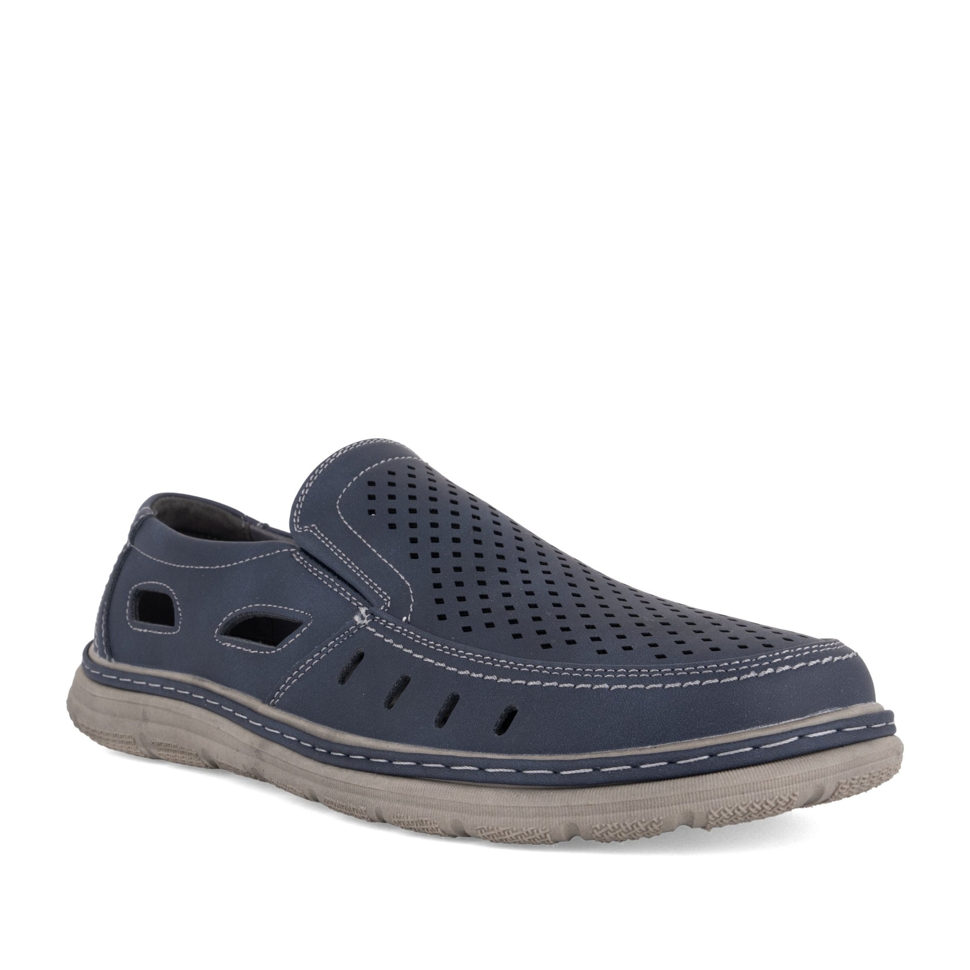 Men's Blue Wedge Fashion Sneakers
