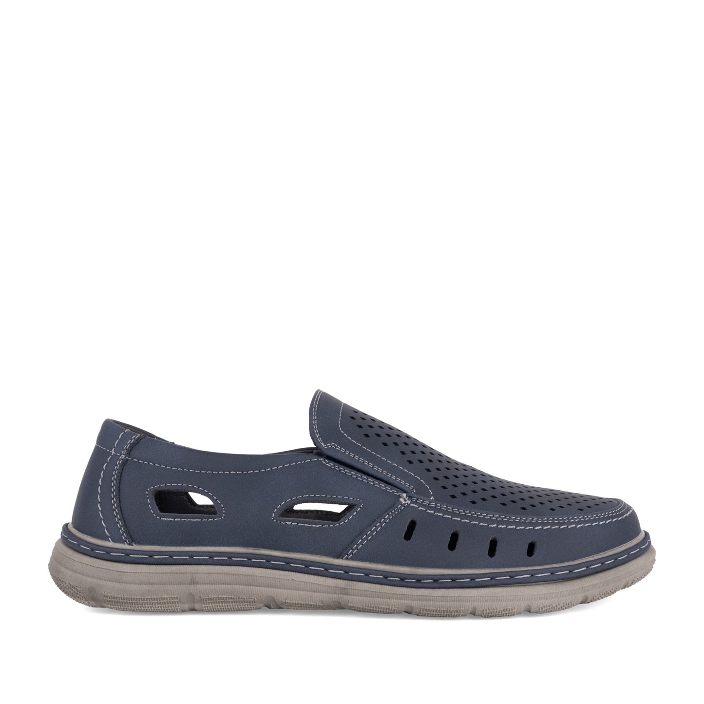 Men's Blue Wedge Fashion Sneakers