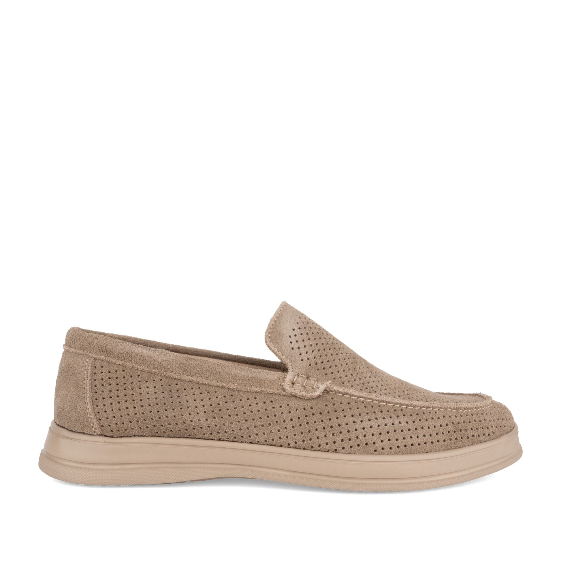 Men's Brown Wedge Moccasins
