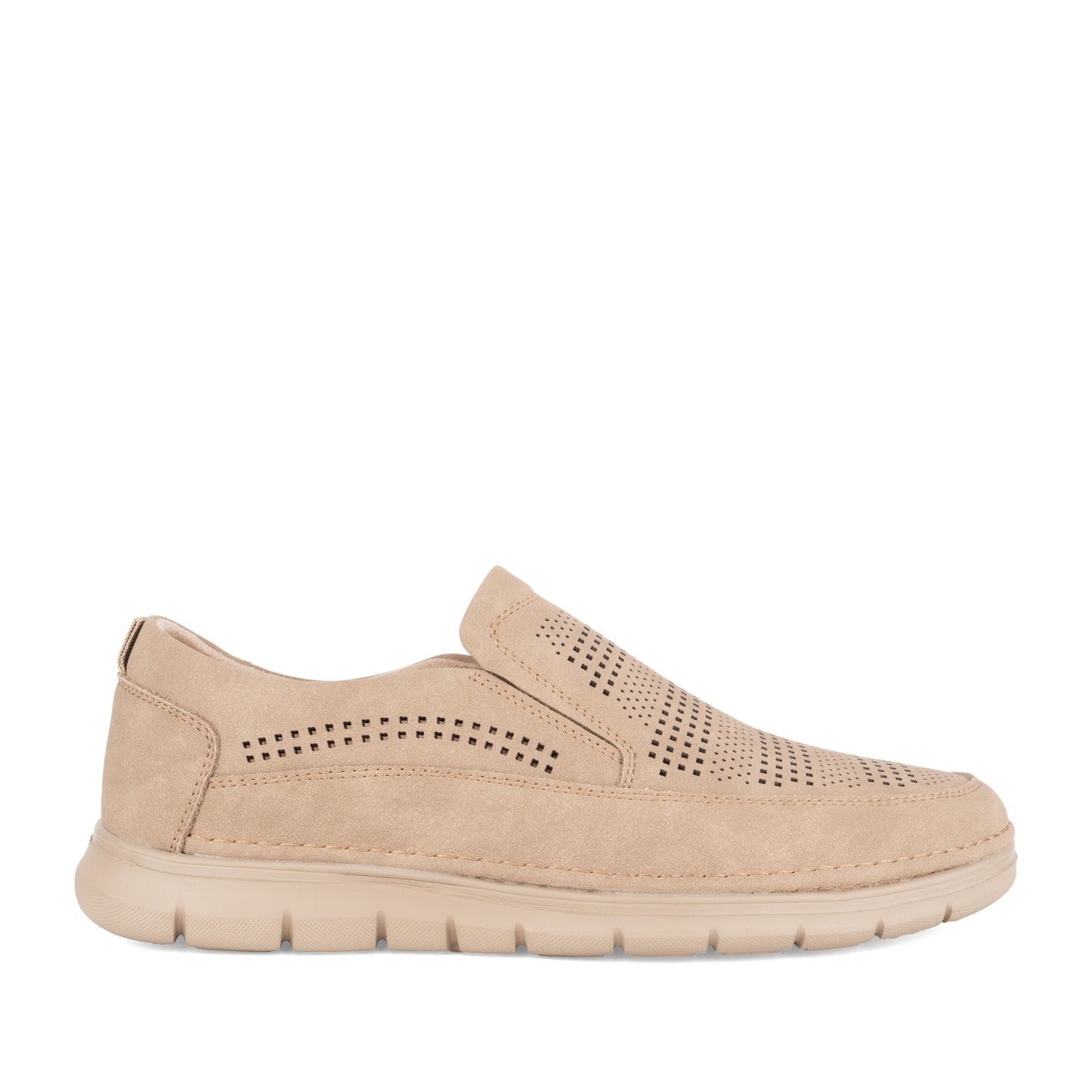 Men's Beige Moccasins