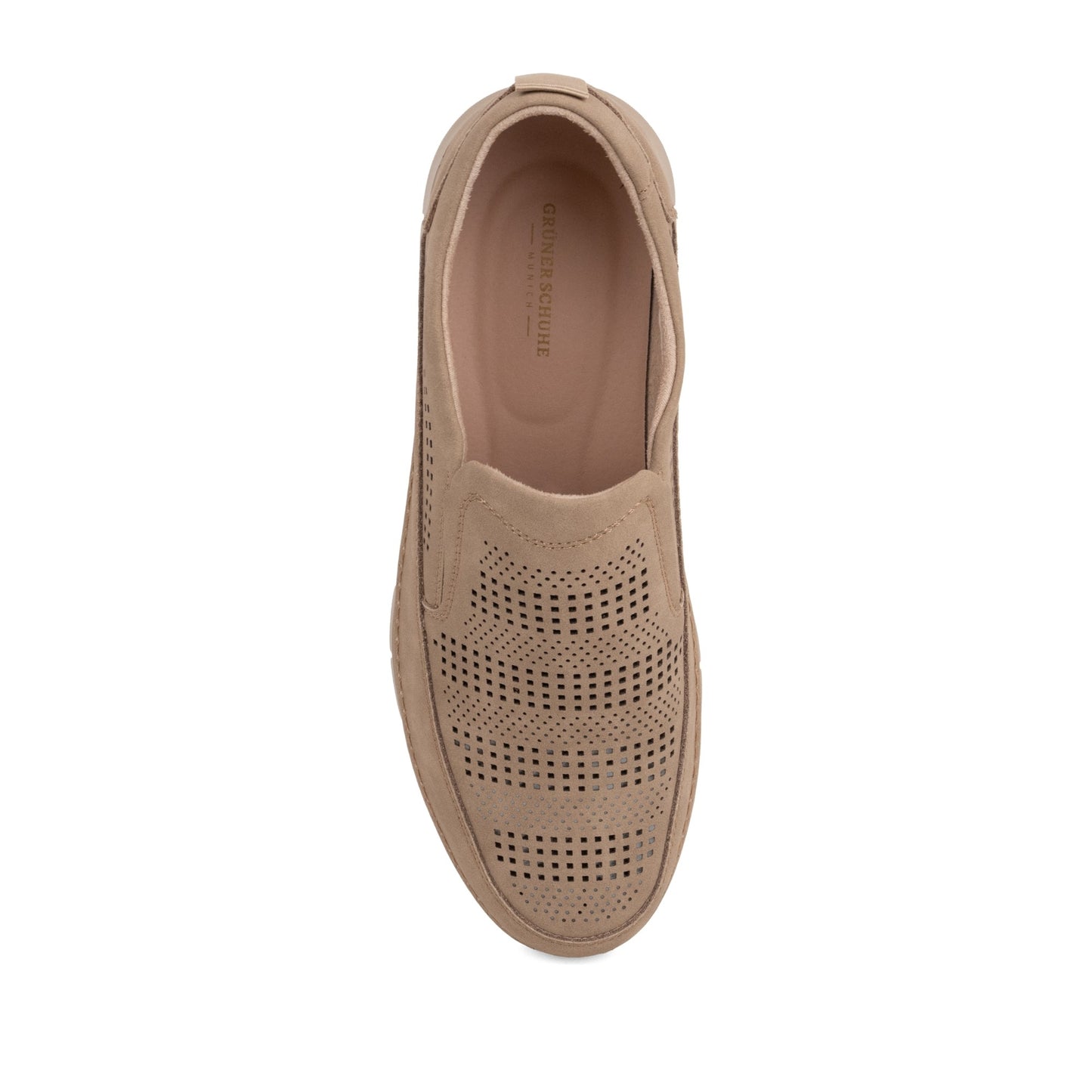 Men's Beige Moccasins