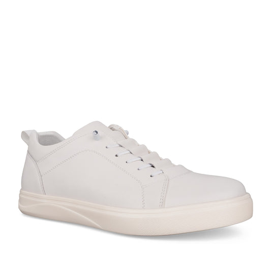 Men's White Wedge Fashion Sneakers