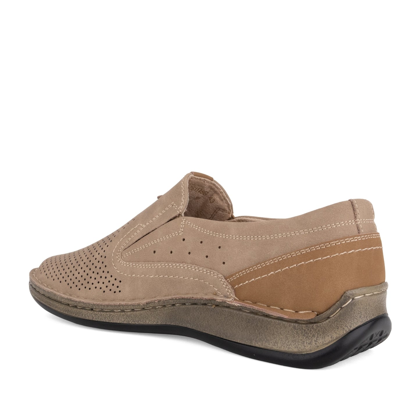 Men's Beige Wedge Fashion Sneakers