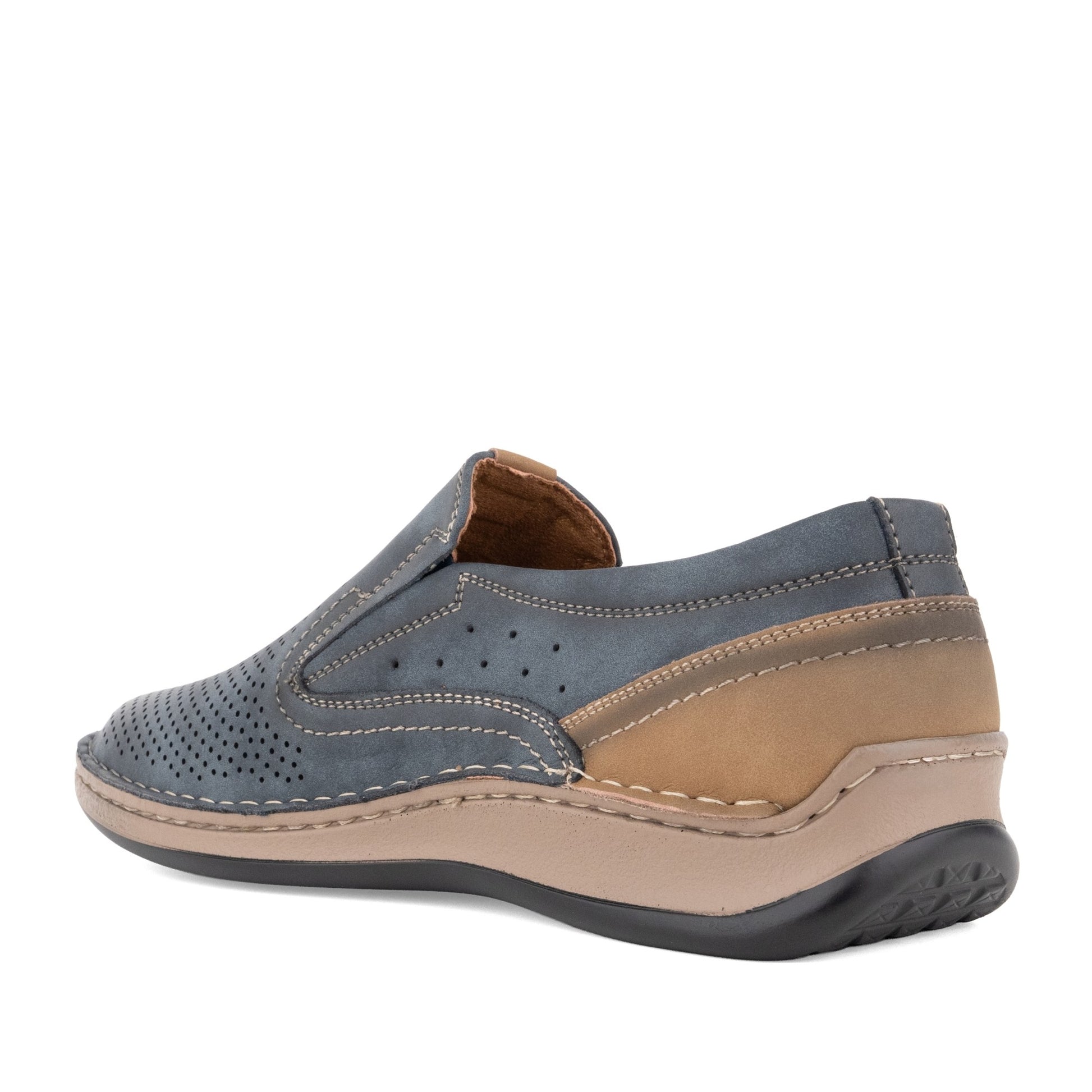 Men's Blue Wedge Fashion Sneakers