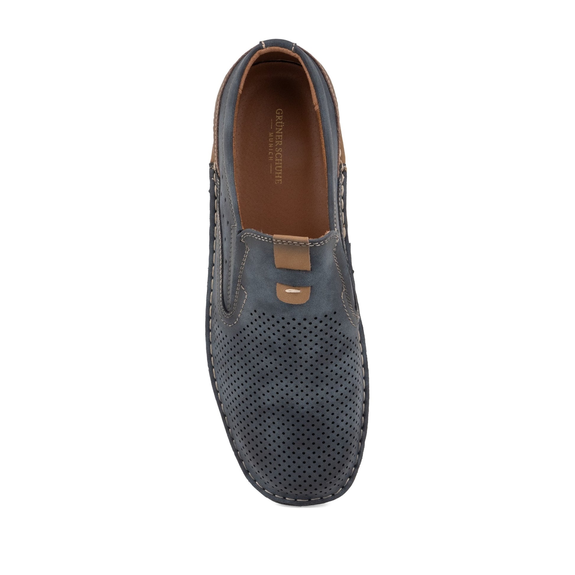 Men's Blue Wedge Fashion Sneakers