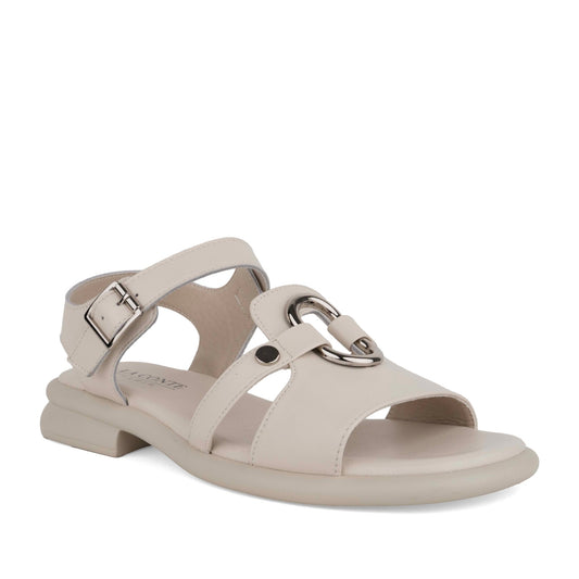Women's Beige Open-Toe Sandals
