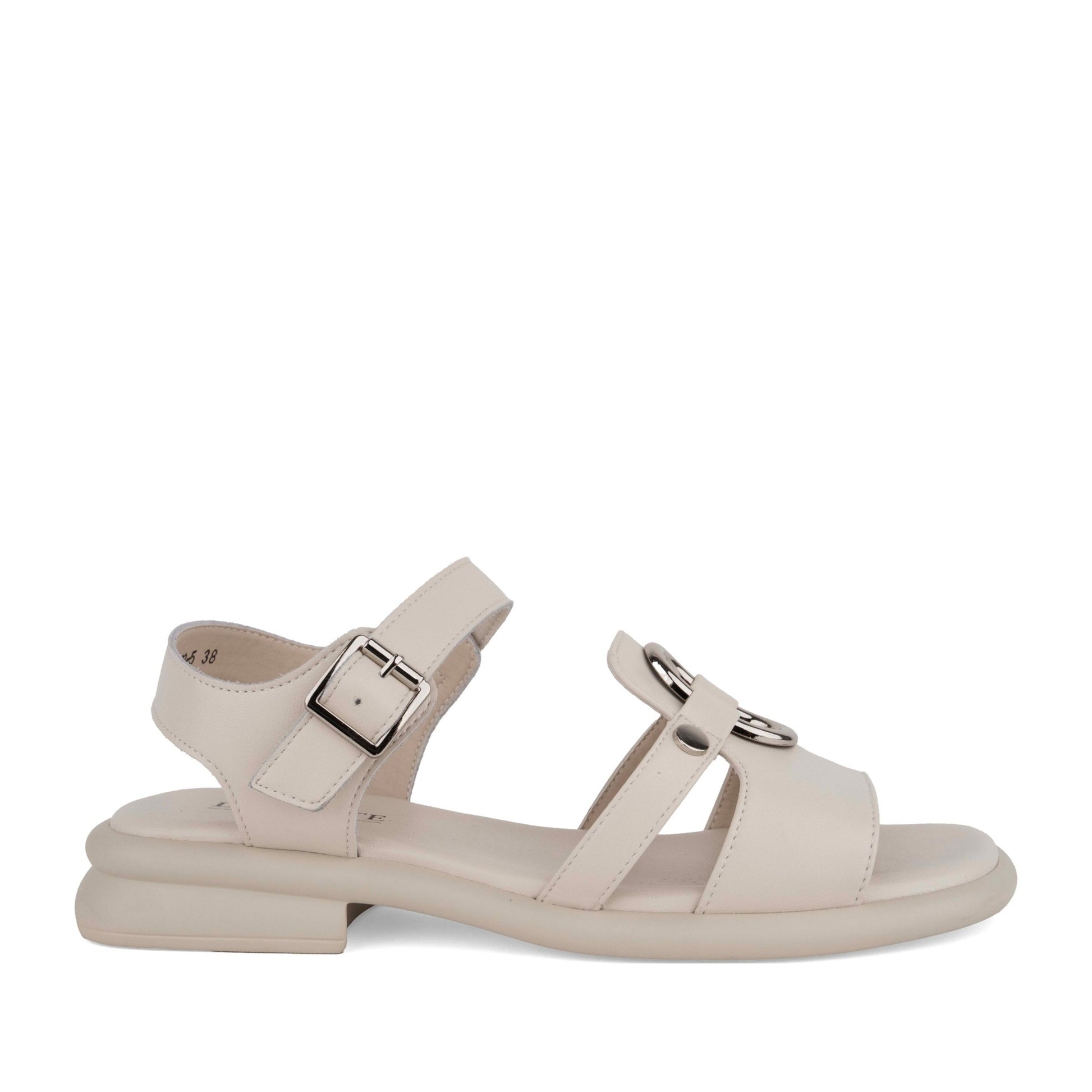 Women's Beige Open-Toe Sandals