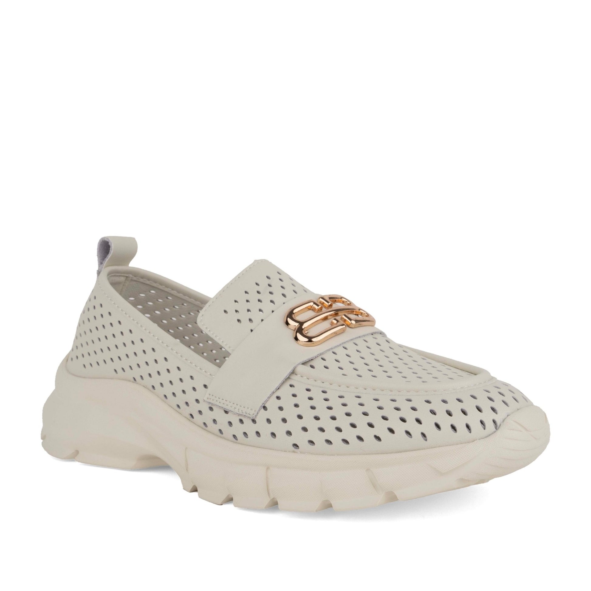 Women's Beige Wedge Fashion Sneakers