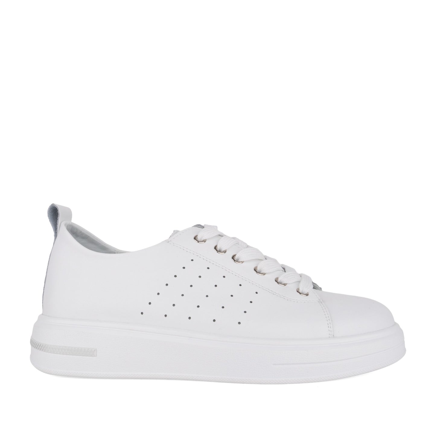 Women's White Wedge Fashion Sneakers