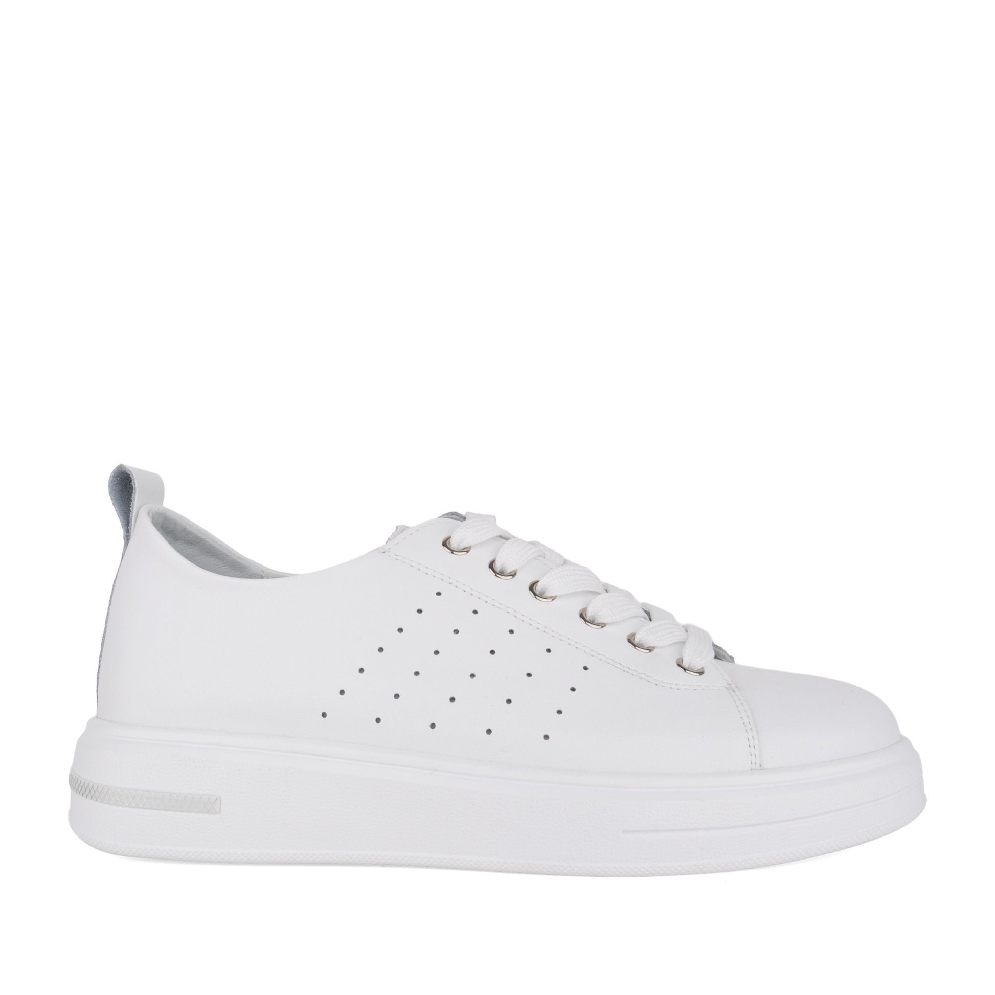 Women's White Wedge Fashion Sneakers