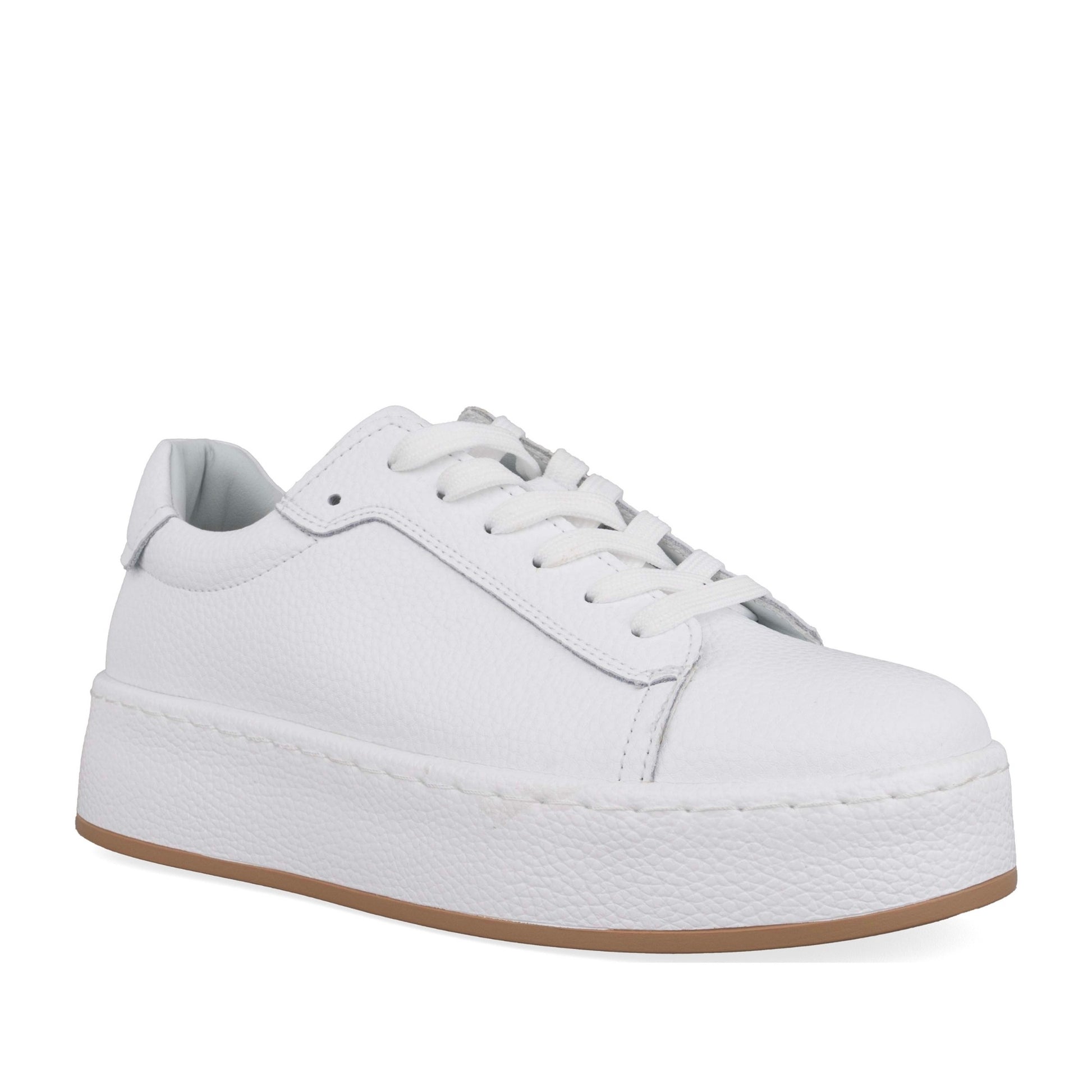 Women's White Wedge Fashion Sneakers