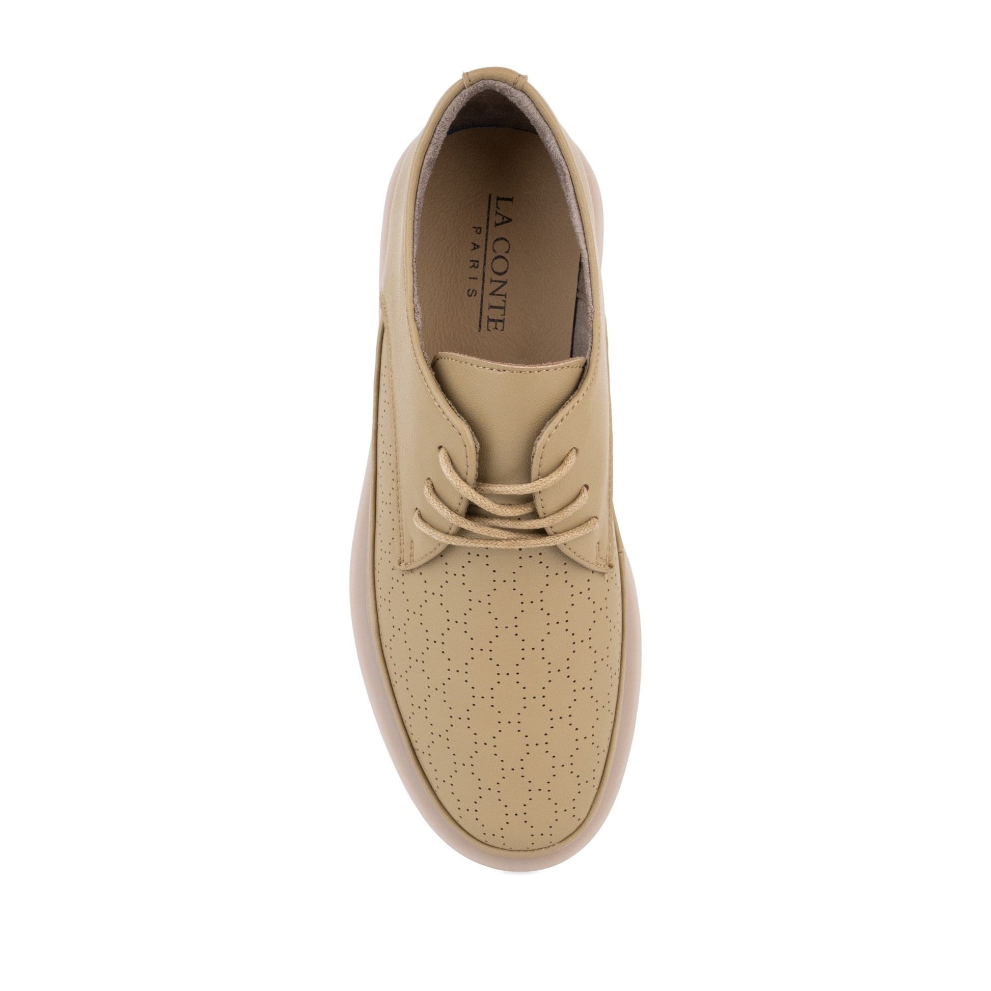 Women's Beige Wedge Fashion Sneakers