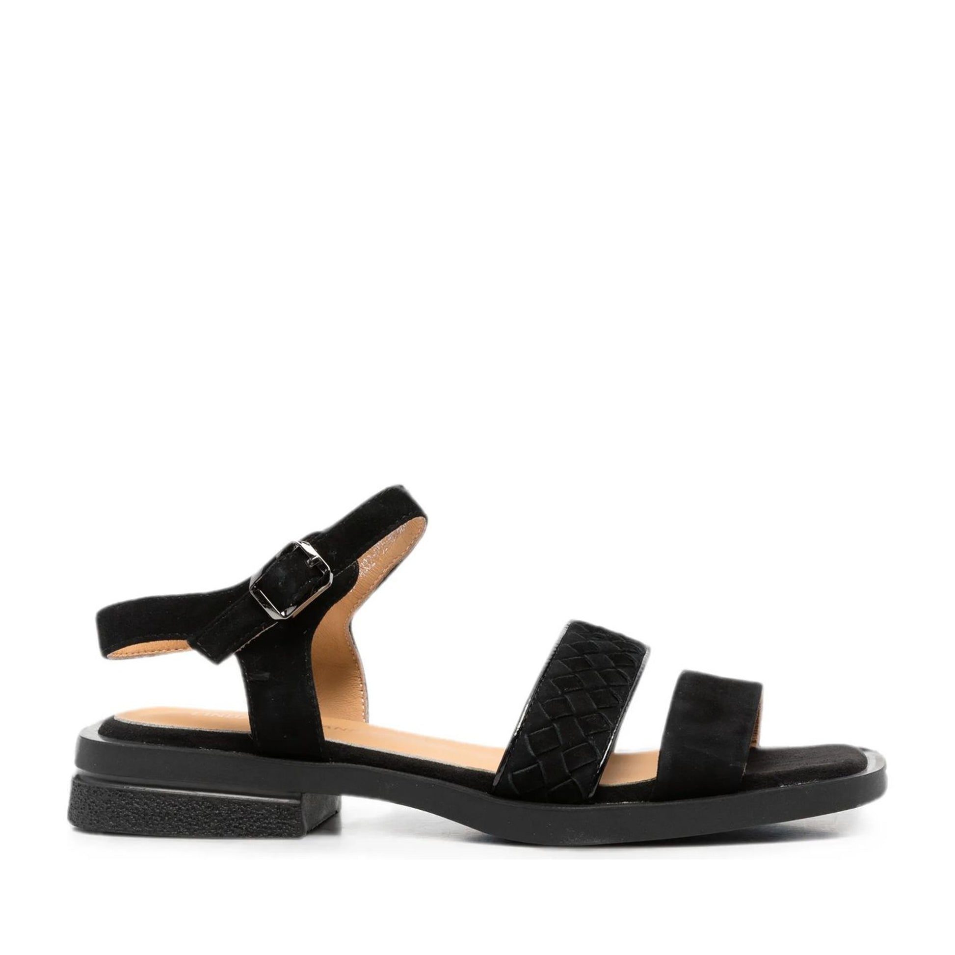 Women's Black Open-Toe Sandals