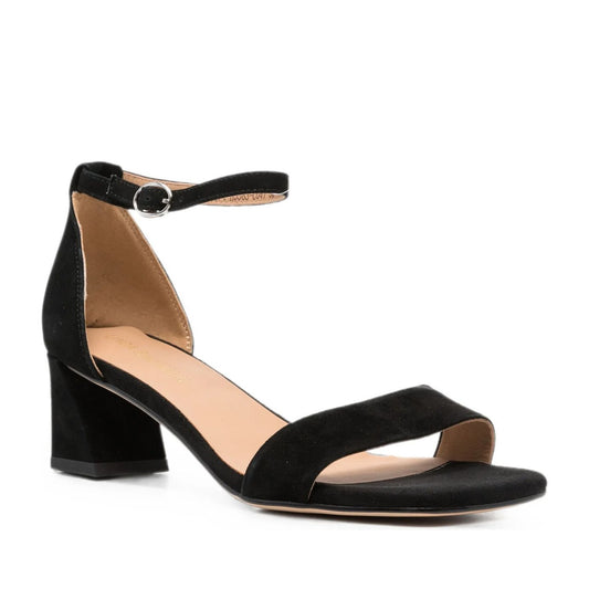 Women's Black Open-Toe Sandals