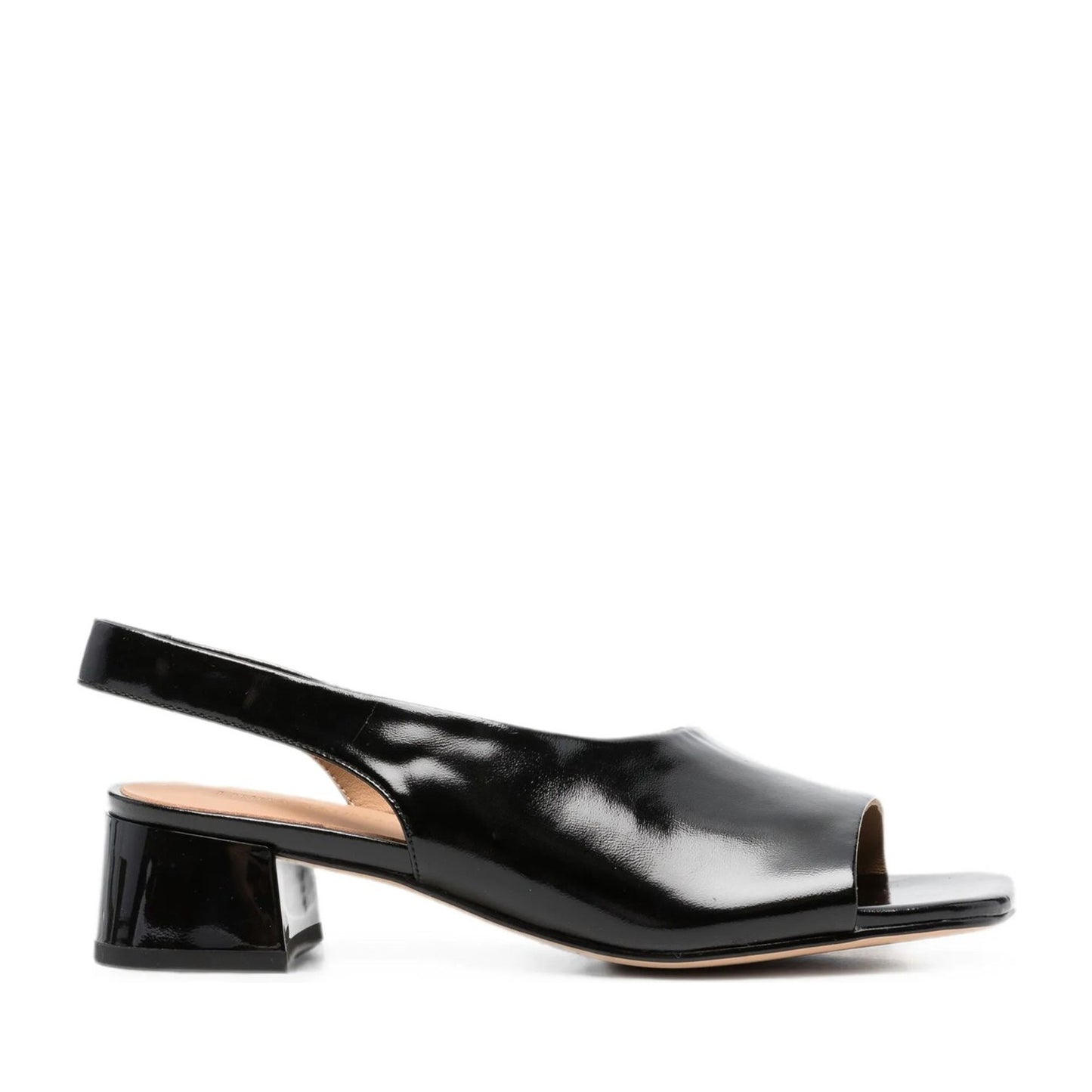 Women's Black Open-Toe Sandals
