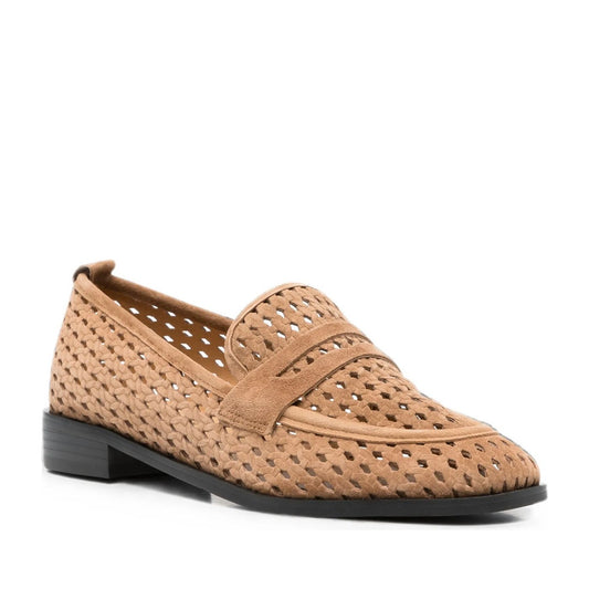 Women's Beige Loafers