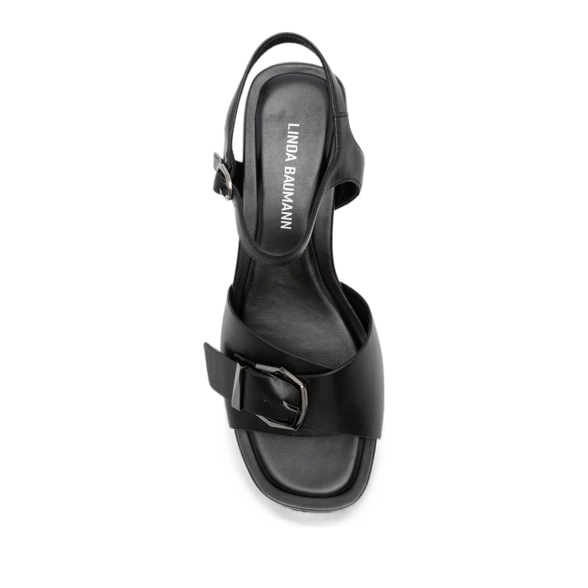 Women's Black Dress Open-Toe Sandals