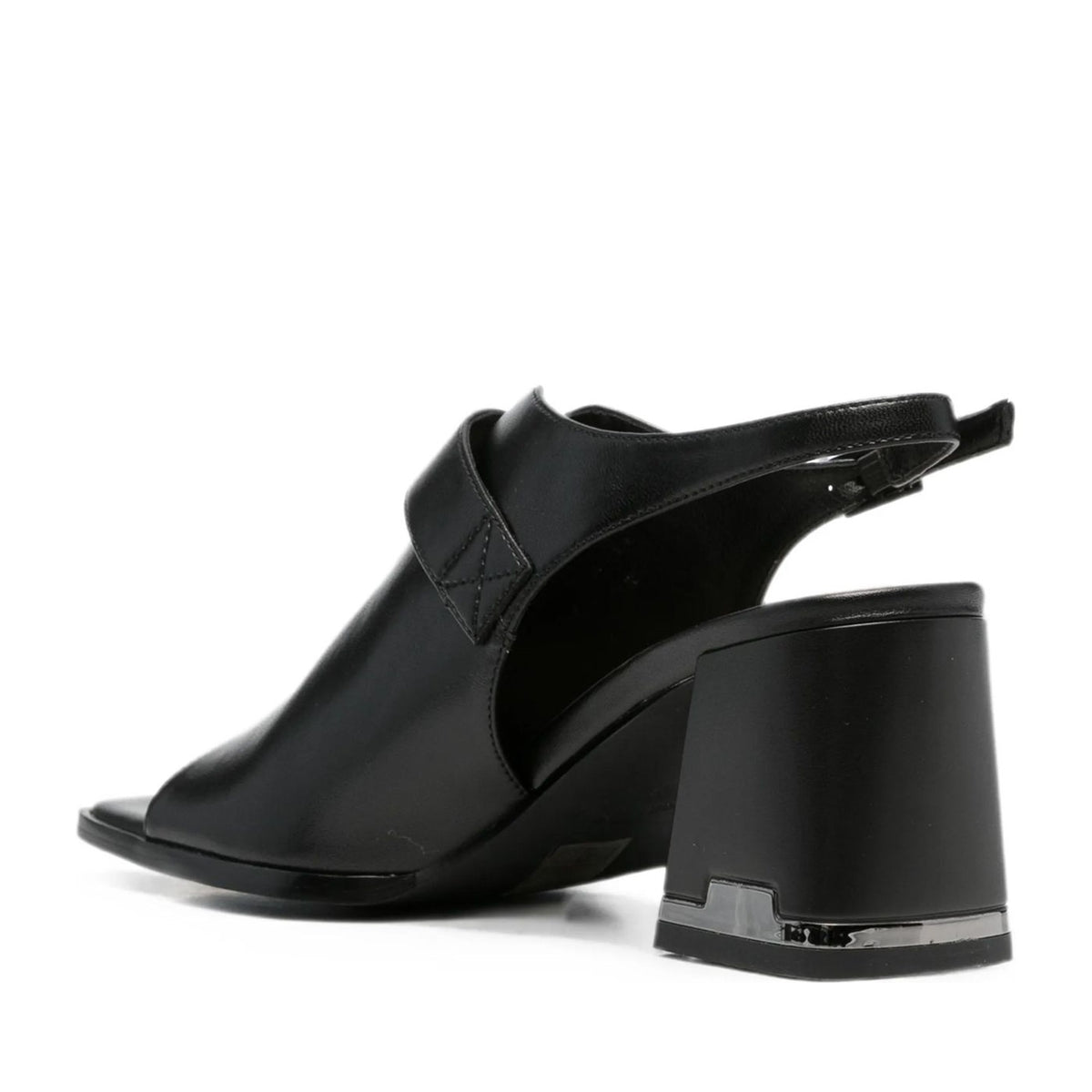 Women's Black Dress Open-Toe Sandals