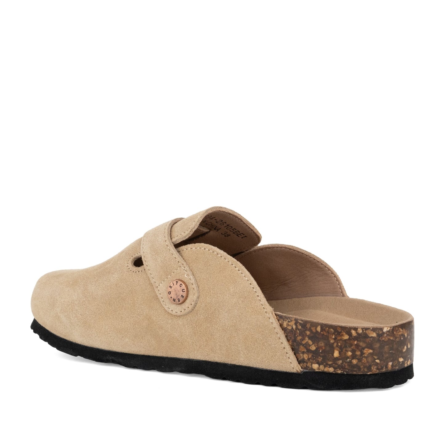 Women's Beige Mule Slippers