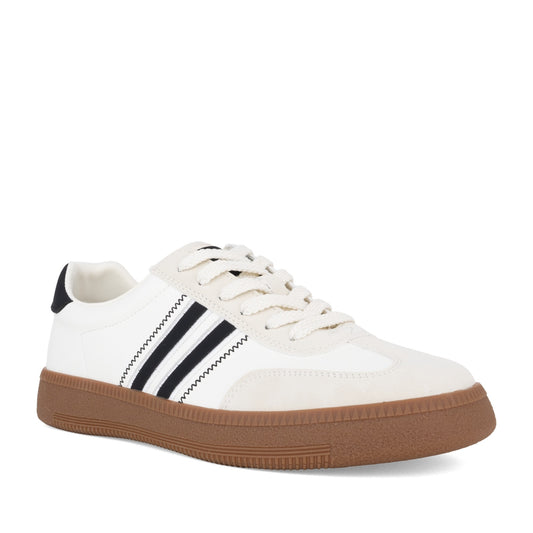 Women's White Wedge Fashion Sneakers