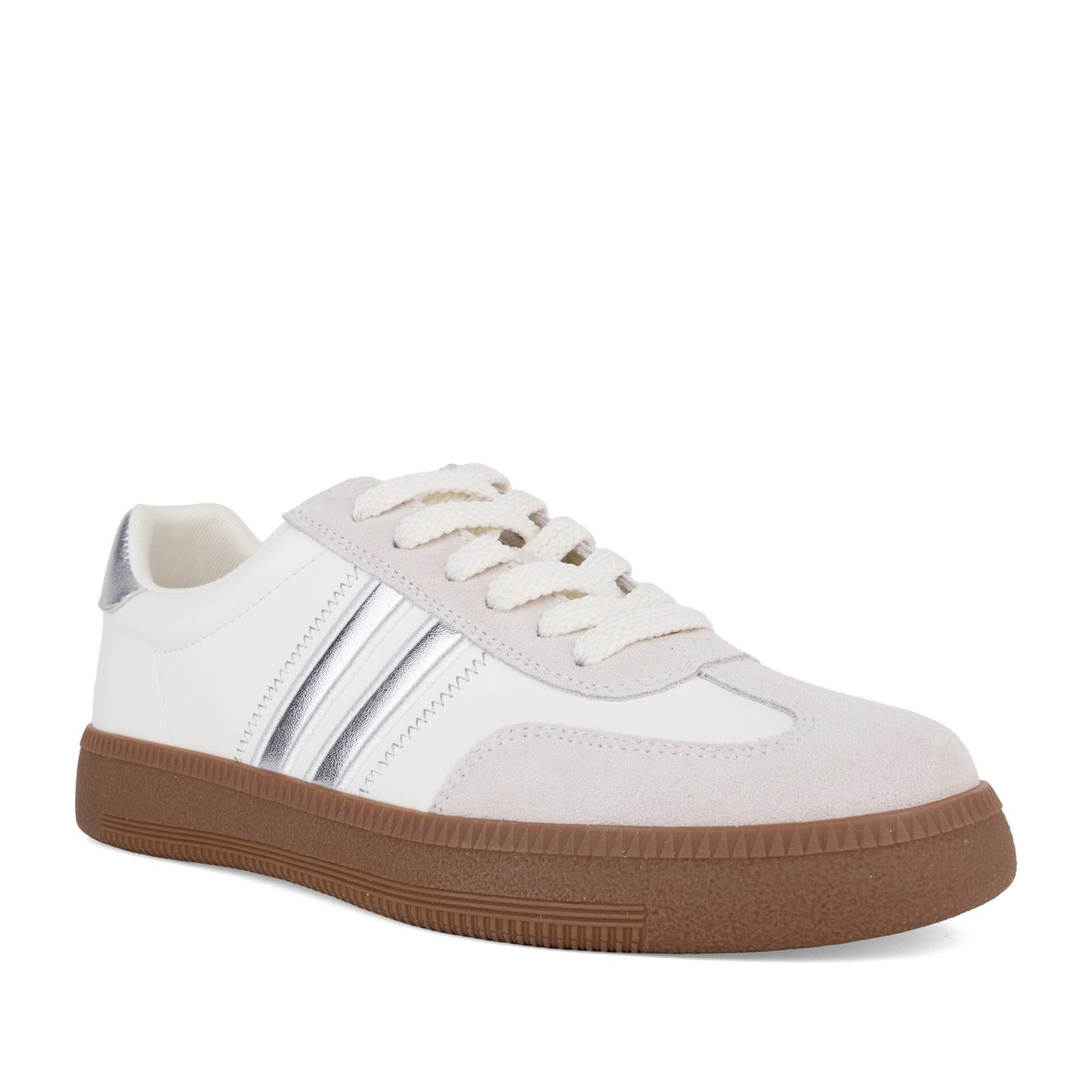 Women's White Wedge Fashion Sneakers