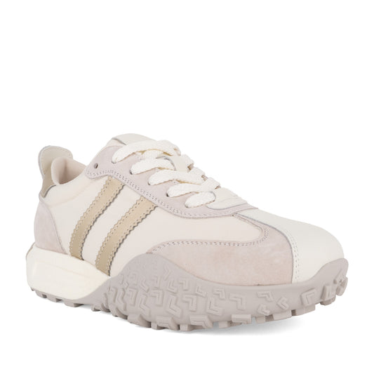 Women's Beige Wedge Fashion Sneakers