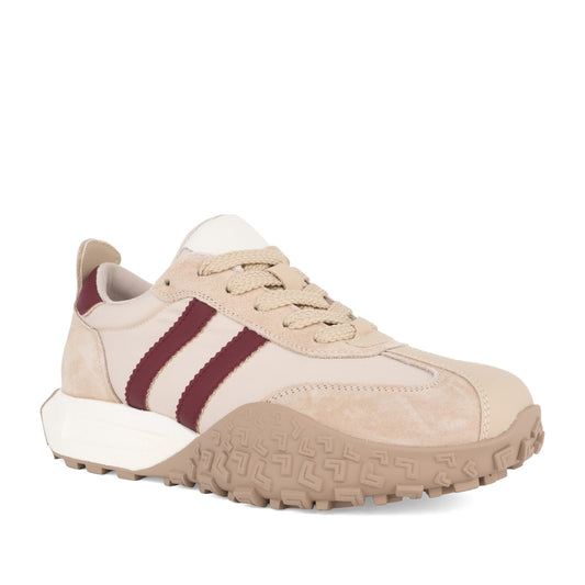 Women's Beige Wedge Fashion Sneakers
