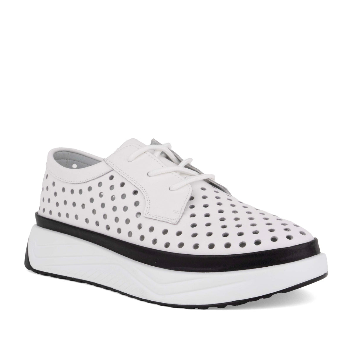 Women's White Wedge Fashion Sneakers