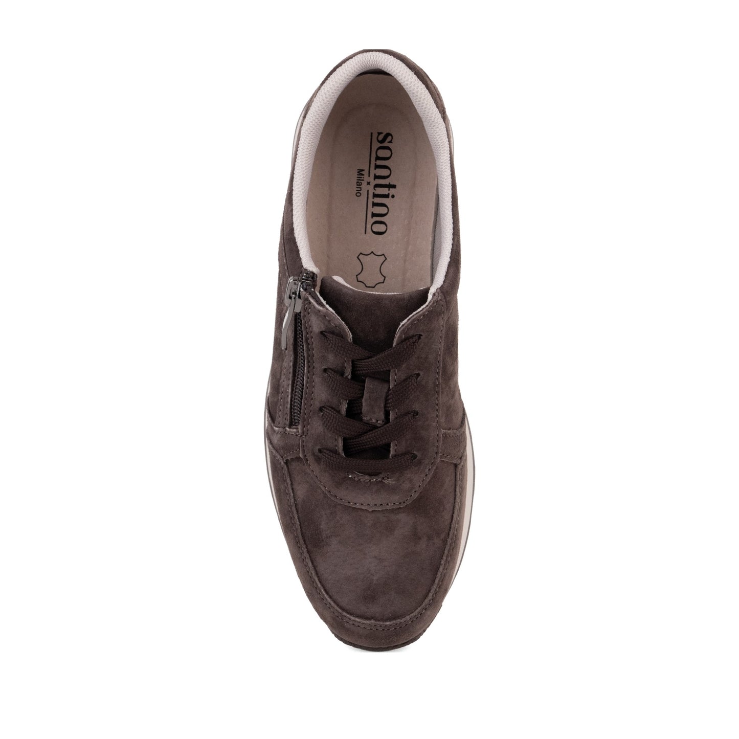Women's Brown Wedge Fashion Sneakers