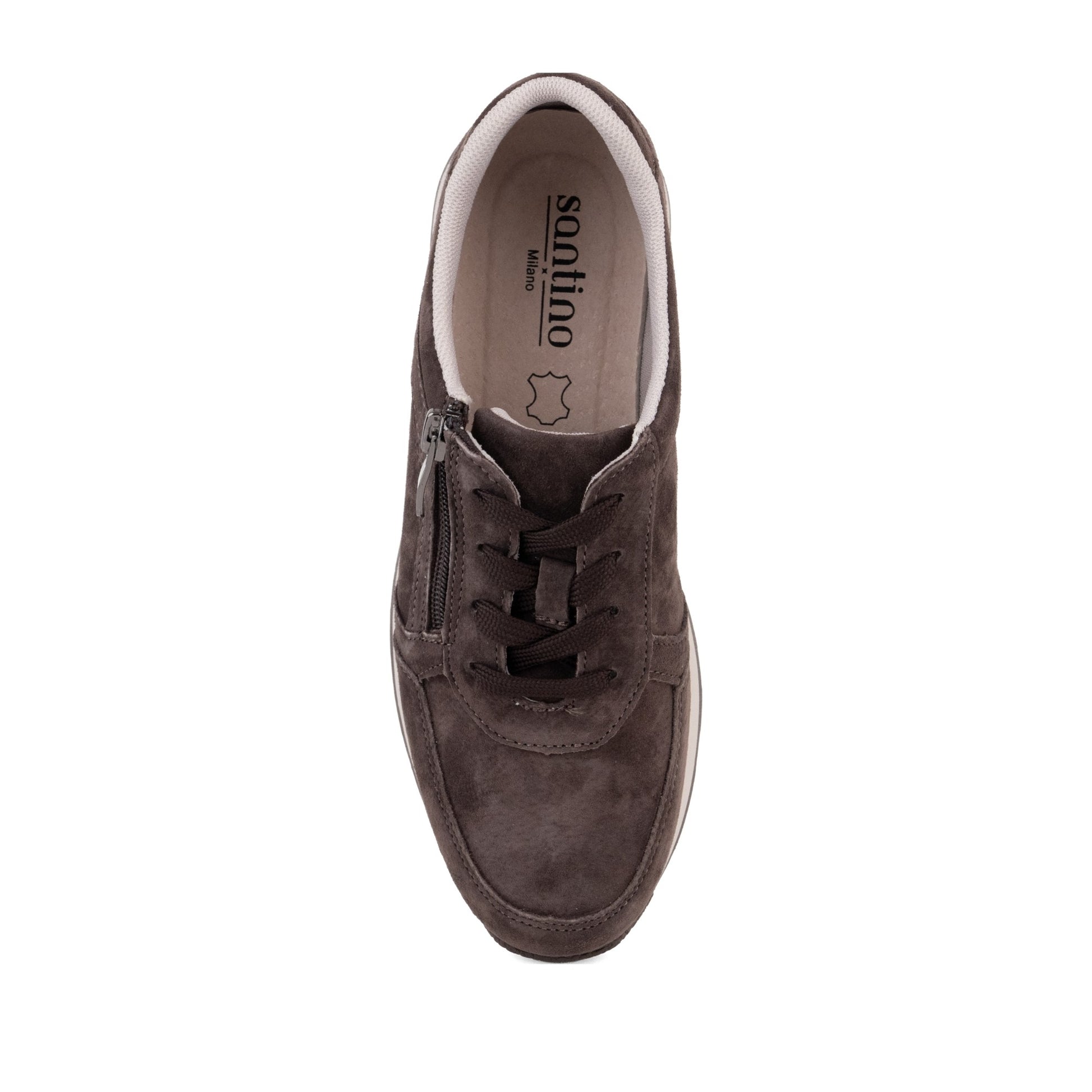 Women's Brown Wedge Fashion Sneakers