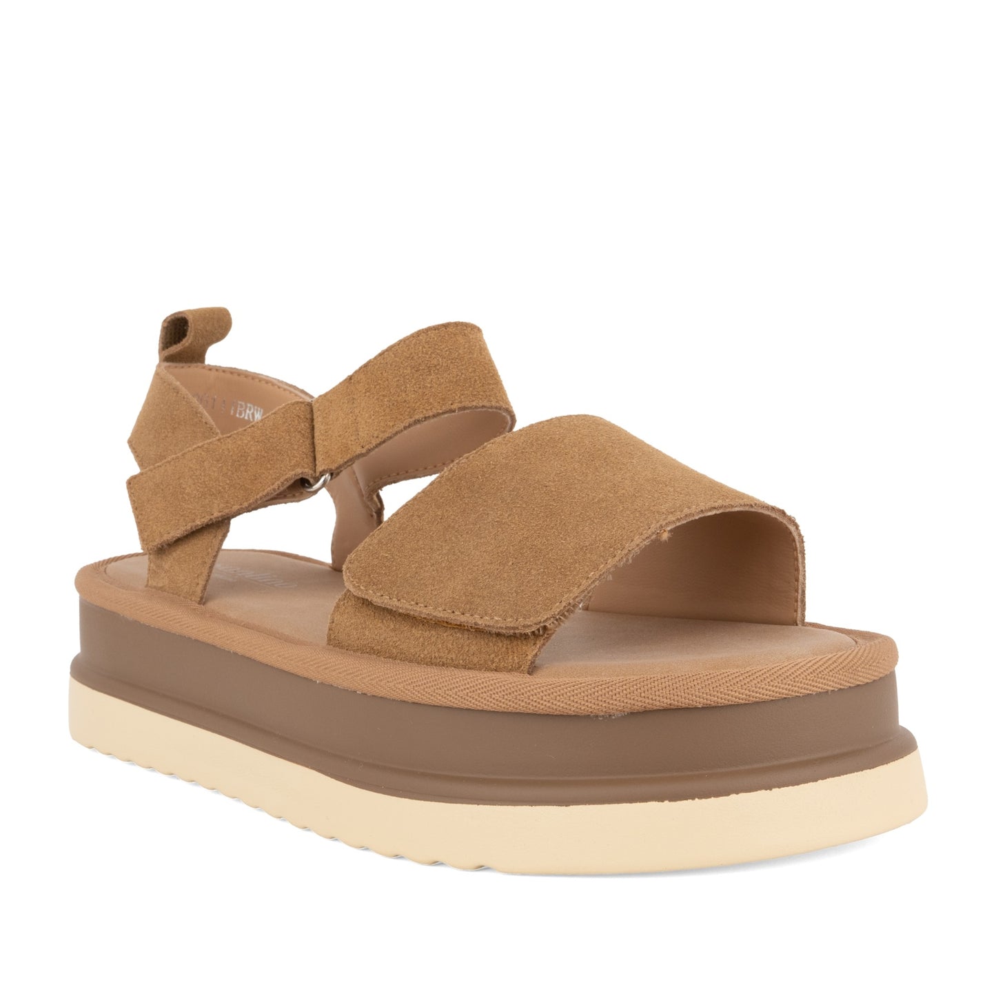 Women's Brown Wedge Open-Toe Sandals