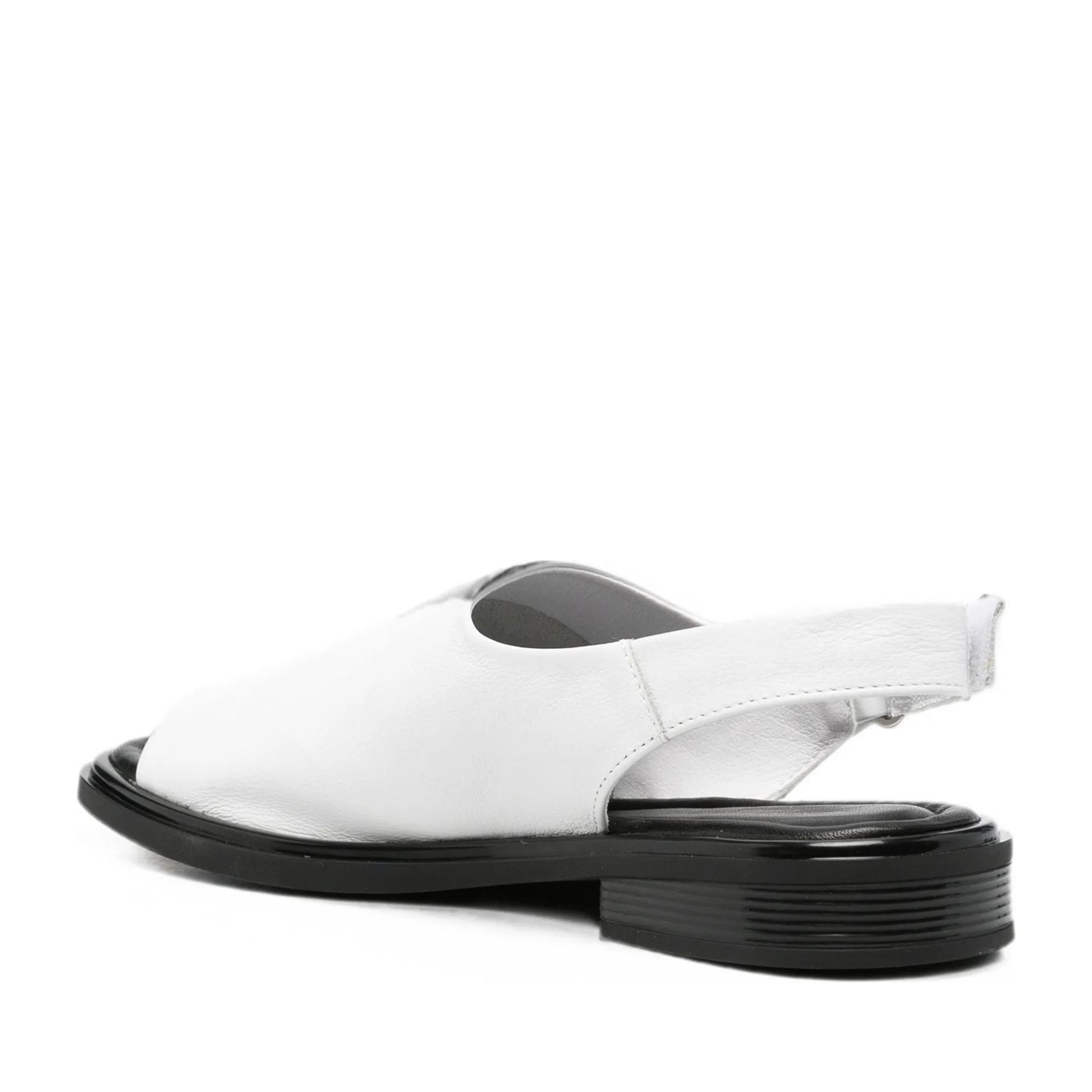 Women's White Open-Toe Sandals