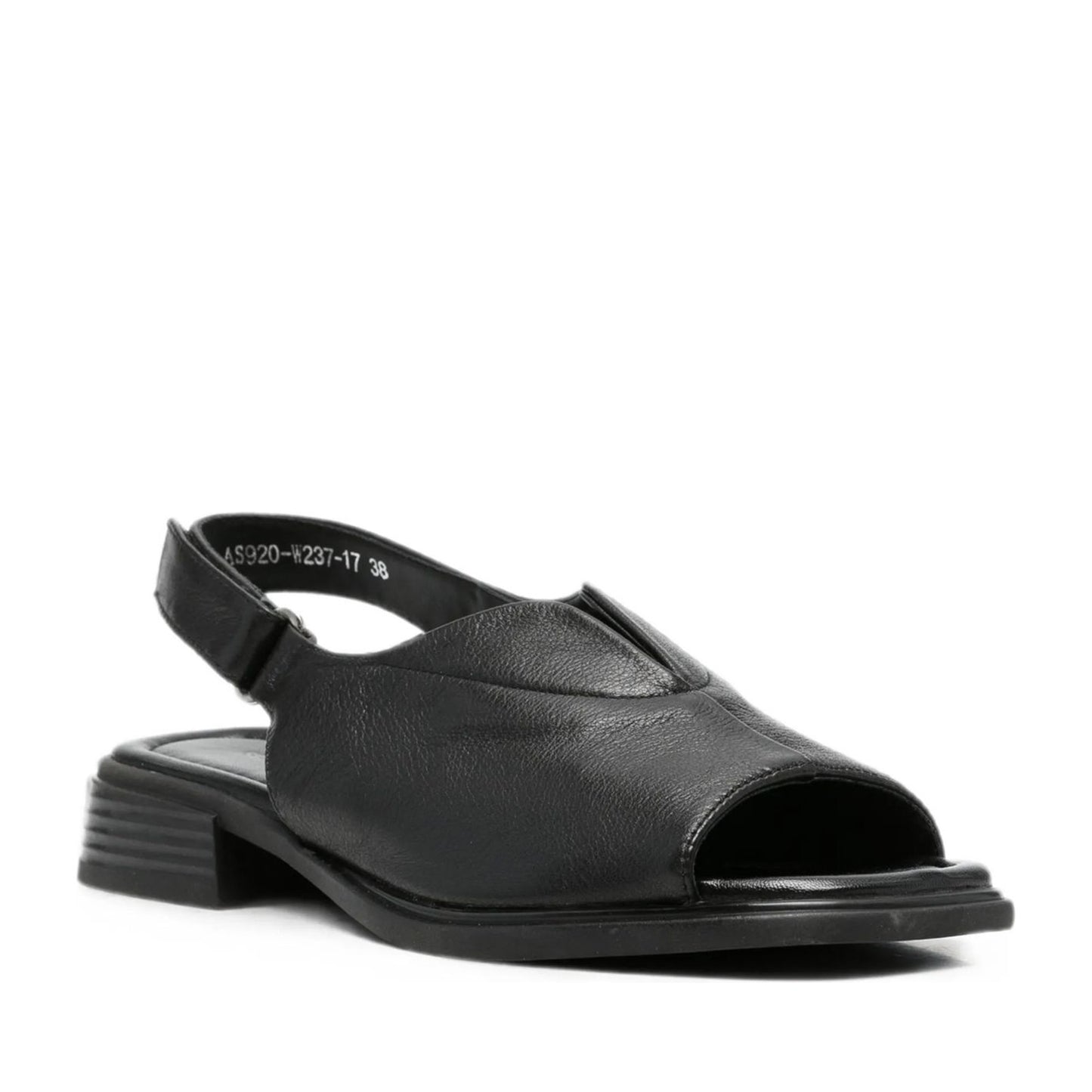 Women's Black Open-Toe Sandals