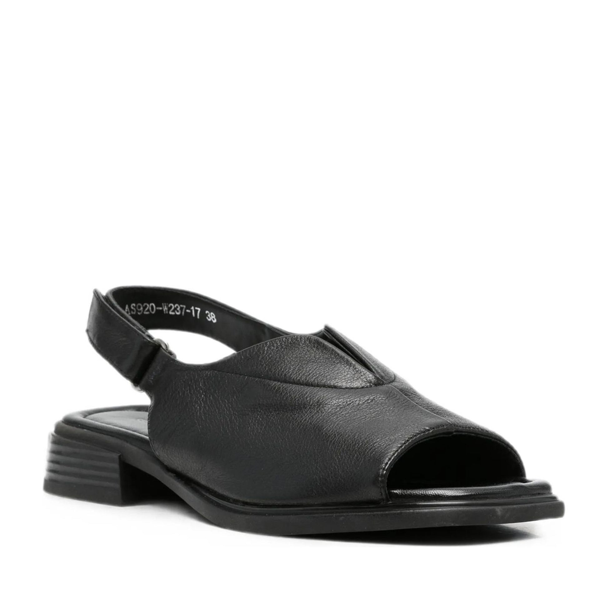 Women's Black Open-Toe Sandals