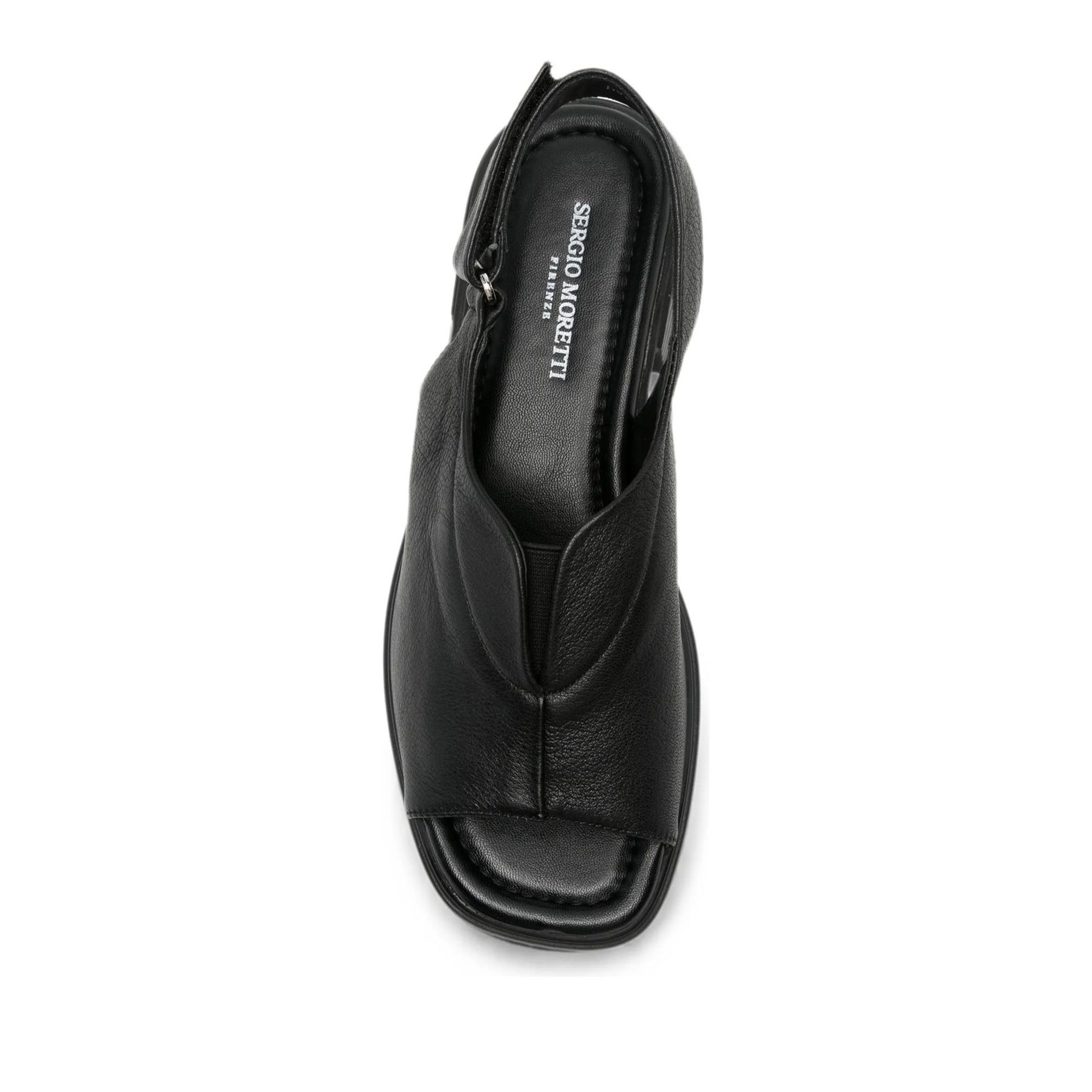 Women's Black Open-Toe Sandals