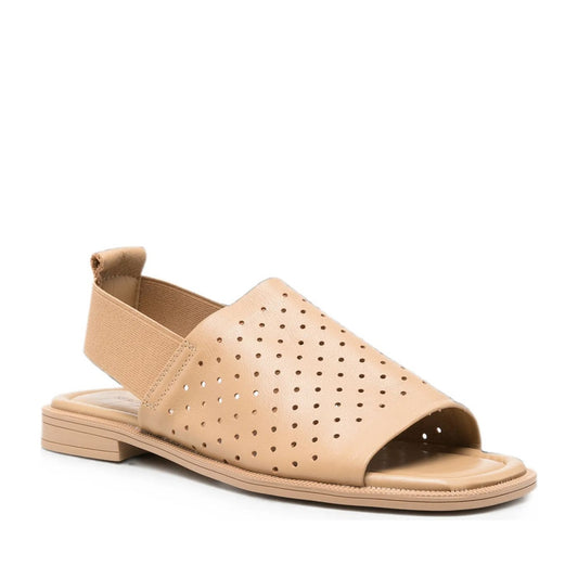 Women's Beige Open-Toe Sandals