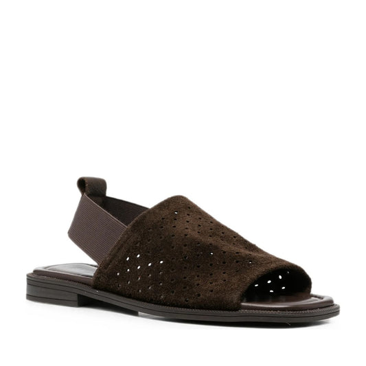 Women's Brown Open-Toe Sandals
