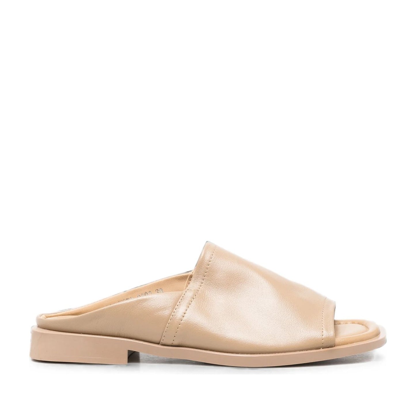 Women's Beige Open-Toe Slippers