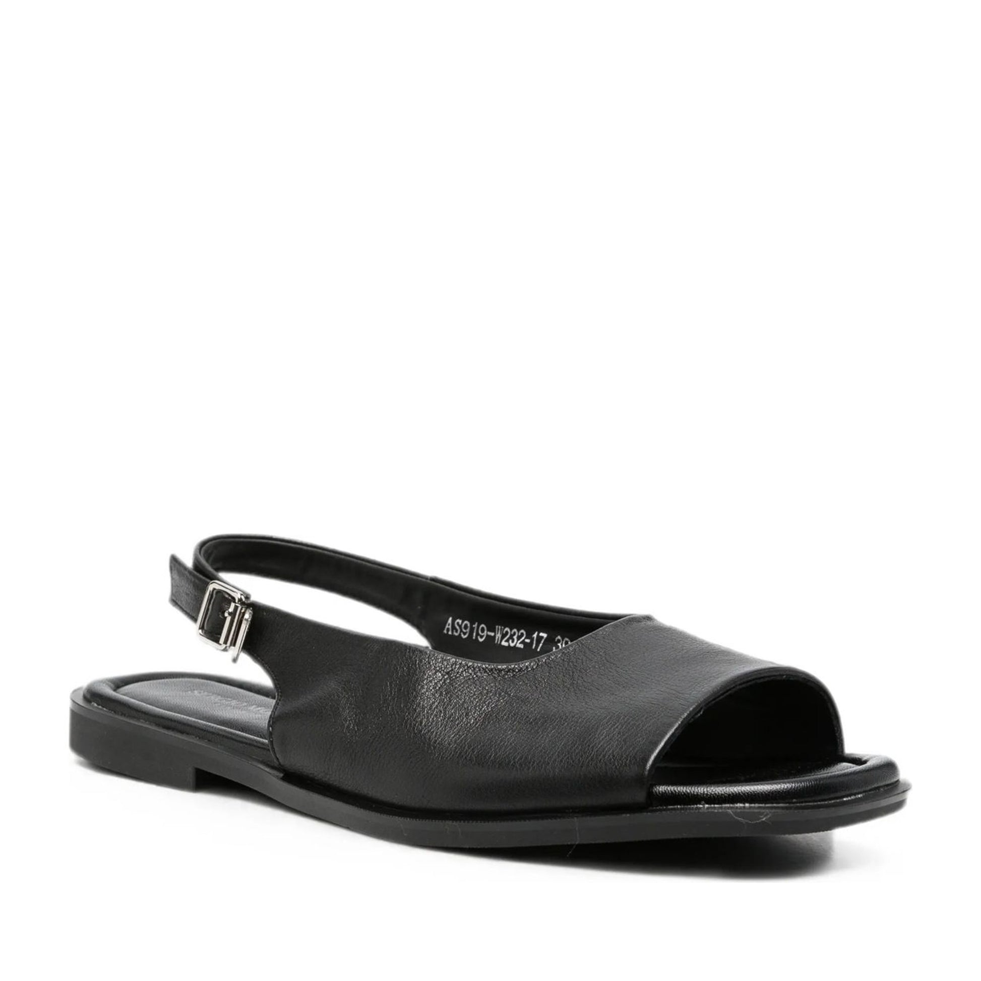 Women's Black Open-Toe Sandals