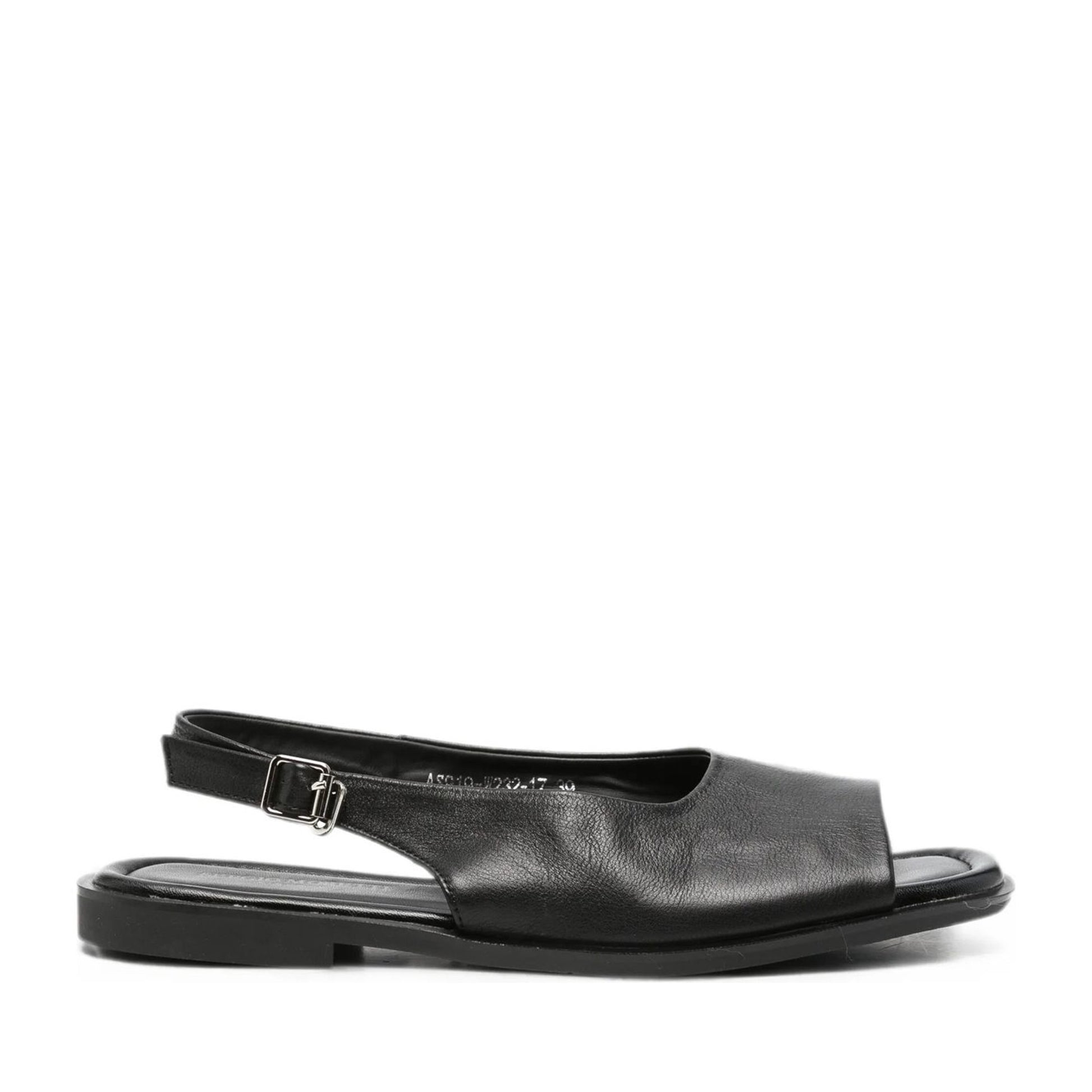 Women's Black Open-Toe Sandals