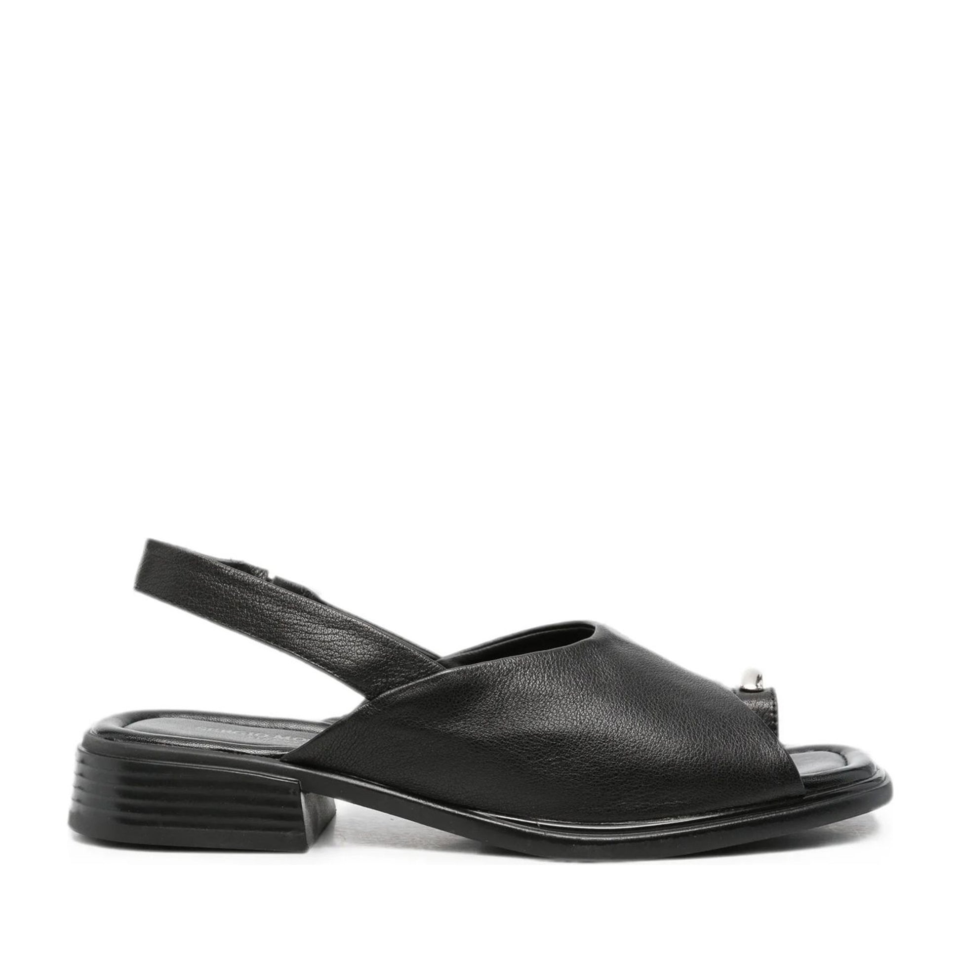 Women's Black Open-Toe Sandals