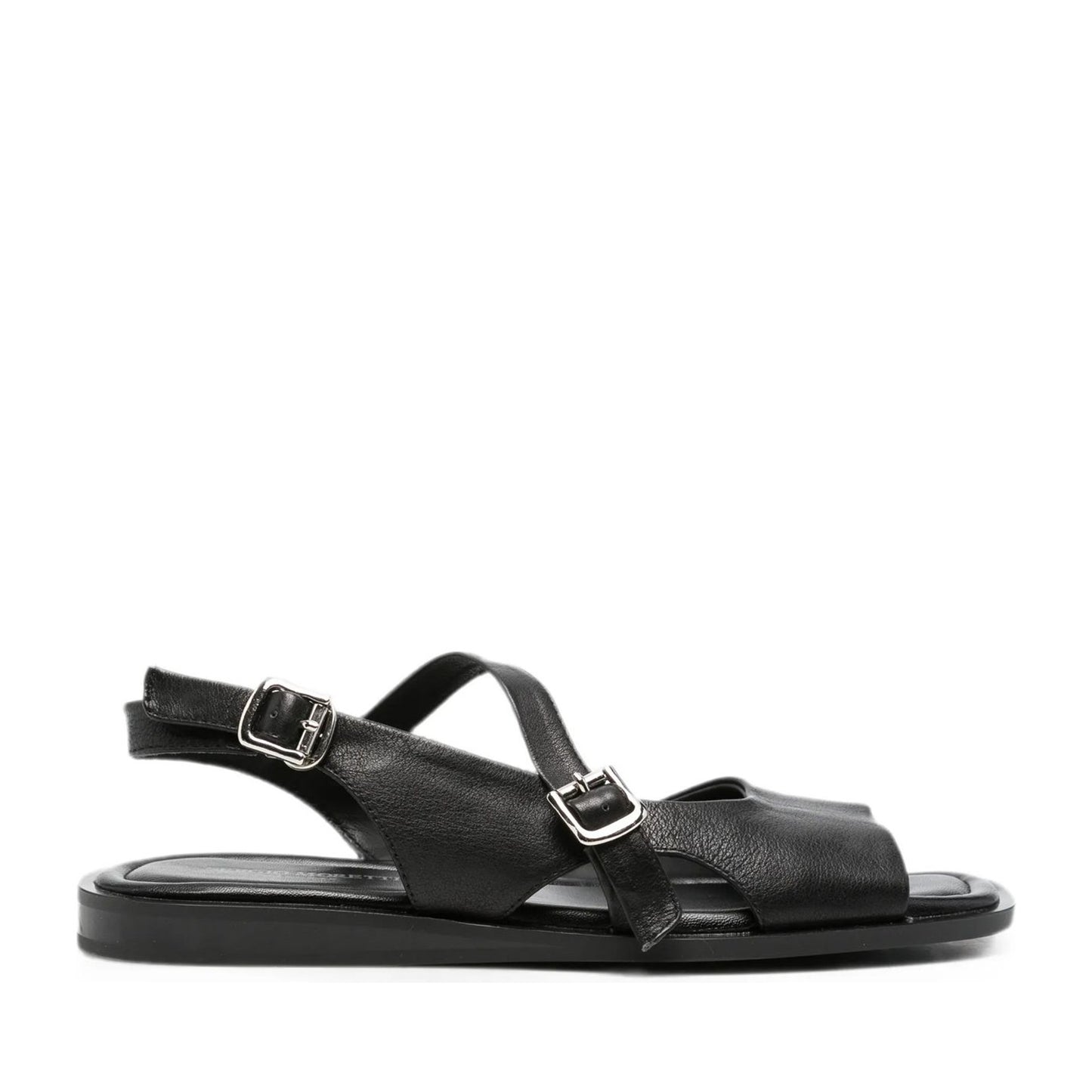 Women's Black Open-Toe Sandals