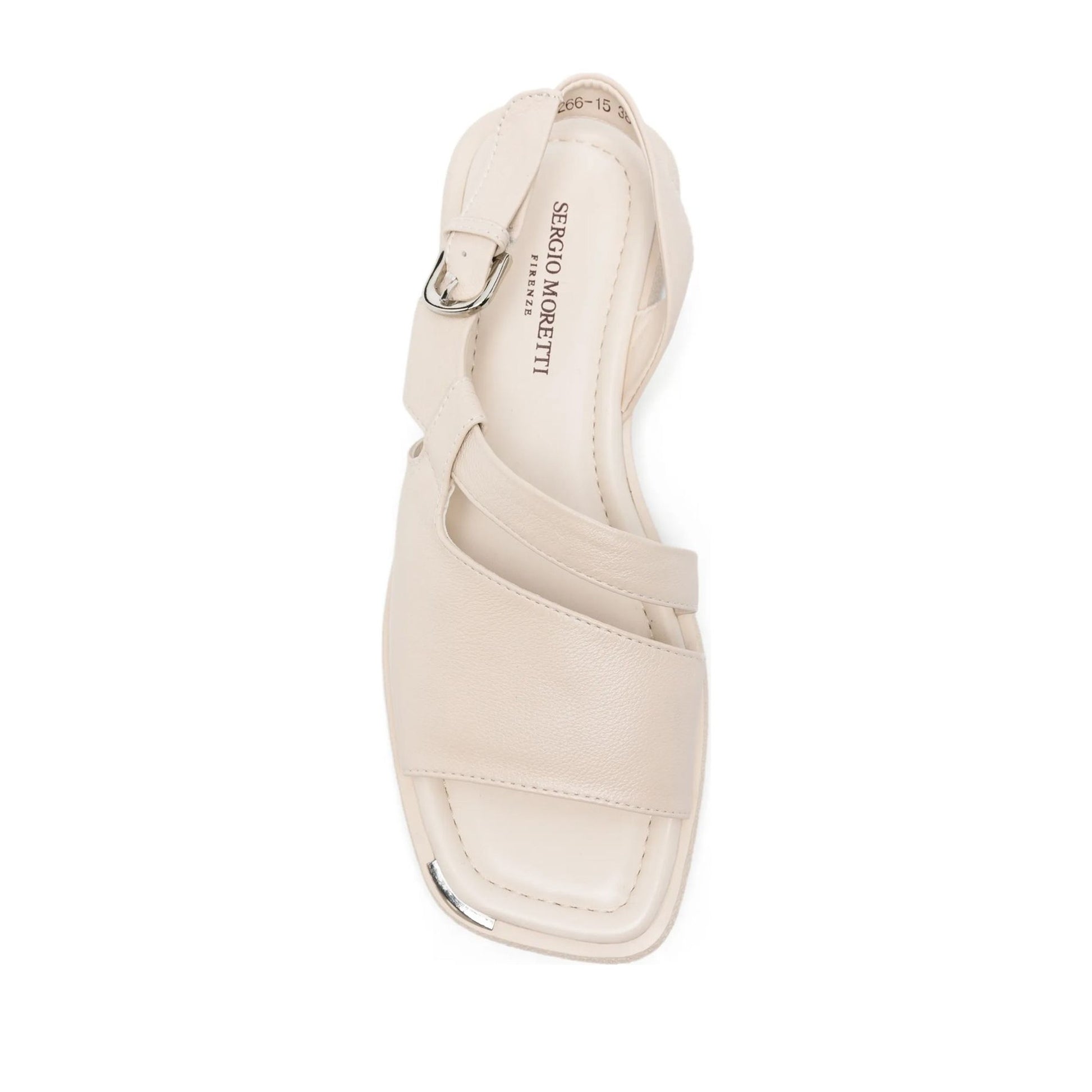 Women's Beige Open-Toe Sandals