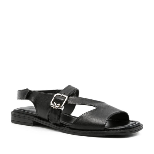 Women's Black Open-Toe Sandals