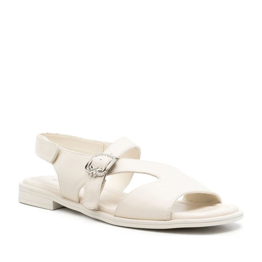 Women's White Open-Toe Sandals