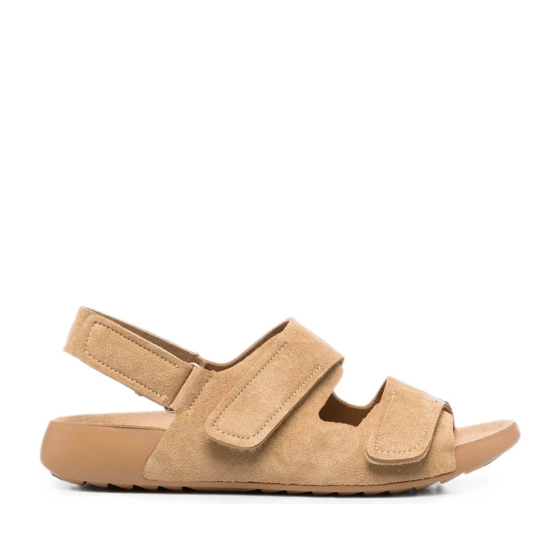Women's Beige Wedge Open-Toe Sandals